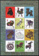 China Stamp Early Beijing Stamp Factory's Complete Collection Of Zodiac Stamps With No Teeth Commemorative Sheet, No Fac - Neufs