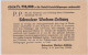 Zum. 158 / MiNr. 166x Auf Abonnements NN-Karte - SCHWEIZER WOCHENZEITUNG AG JEAN FREY Von Zürich 1 Nach Winterthur - Cartas & Documentos