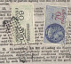 Connaissement De London Pour Bordeaux 1956 Avec Timbres Valeur Surch 60 Francs S. 300 Francs Vert + Unifié 70 F - Lettres & Documents