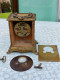 Delcampe - Ancienne Pendulette D'officier - XIXe - A Renover - Clocks
