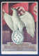 GERMANY THIRD 3rd REICH ORIGINAL POSTCARD NÜRNBERG RALLY 1937 IMPERIAL EAGLE - Guerre 1939-45