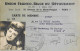 CARTE DE MEMBRE ACTIF Avec PHOTO De Mme LE PORTZ Dite NELLY ANDREE - UNION FRANCO-BELGE DU DEVOUEMENT - Membership Cards