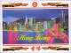 (99) Hong Kong By Nigth Grattes Ciel. 2 Cpm - China (Hongkong)