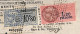 Connaissement De Lagos 1940 Avec Timbres Valeur 10 F 80 Bleu + Unifié 1,20 - Cartas & Documentos