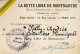 LA BUTTE LIBRE DE MONTMARTRE - CARTE De CONSELLERE MUNICIPALE à NELLY ANDREE - TBE - Membership Cards