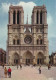 75, Paris, Façade De Notre Dame - Notre Dame Von Paris