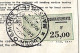 Connaissement Pour Marseille1965 Avec Timbres Valeur 25,00 F Vert - Brieven En Documenten