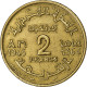 Maroc, Mohammed V, 2 Francs, AH 1364/1945, Paris, Bronze-Aluminium, TTB+ - Maroc