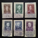 Österreich 1935, Mi 617-22 Briefstück "Heerführer" - Used Stamps