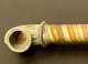 Delcampe - Rare Pipe - Torsadée - Bronze Ou Simi - 14,5 Cm - Autres & Non Classés