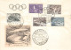 FINLANDE. FDC. OLYMPIC GAMES. HELSINKI. 21 7 52   / 2 - Brieven En Documenten