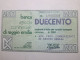200 LIRE 7.10.1977 BANCA AGRICOLA COMMERCIALE REGGIO EMILIA Circolata (A.51) - [10] Cheques En Mini-cheques