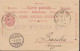 1896 Schweiz Antwort-Postkarte Von COMO 31.Vll.96 Nach Basel 1.Vlll.96 - Enteros Postales