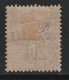 TAHITI - N°25 * (1893) 20c Brique Sur Vert - Nuevos