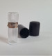 Delcampe - ANCIEN FLACON A SELS. Monture En  Argent &  Vermeil. Étui Cuir. Flacon Cristal - Glas & Kristal