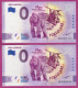 0-Euro XEAH 2021-4  ZOO LEIPZIG - PONGOLAND SET NORMAL+ANNIVERSARY - Private Proofs / Unofficial