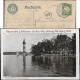 Bavière 1906. Carte Postale, Entier TSC. Exposition De Nürnberg. Phare Au Lac De Dutzendteich - Vuurtorens