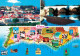73328536 Silves Algarve Panoramakarte Stadtpanorama Bruecke Silves Algarve - Other & Unclassified