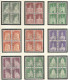 1964-68 Baudenmäler Zum: 412-427  4 Block   (ch239) - Oblitérés