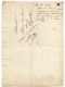 LETTRE MANUSCRITE MAIRE DE POMAREZ (40)  ,  AU MAIRE DE POYARTIN (LANDES, CHALOSSE) 1833 - Manuskripte