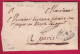 PORT PAYE ORNE ARRAS PAS DE CALAIS 1762 LENAIN N°14 INDICE 30 PREMIERE DATE VUE POUR PARIS LETTRE - 1701-1800: Precursors XVIII