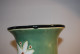 Delcampe - E1 Grand Vase De 39 Cm Style Iles Paradisiaque - Vazen