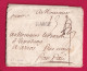 MARQUE MARLY SEINE ET OISE 1755 LENAIN N°1 INDICE 20 1ERE DATE VUE POUR PAU BASSES PYRENEES LETTRE - 1701-1800: Précurseurs XVIII