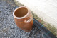 E1 Ancien Pot En Grès Brun, Sel - H +- 40 Cm - Arte Popular
