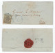Allemagne Hanovre Hannover Lettre 1857 Brief Cover Cachet Liebenau Timbre N° 10 , Cote 45€ , Cachet De Cire - Hannover