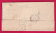 TAXE 1 DE FABRICATION LOCALE CAD TYPE 15 ST JUST EN CHAUSSEE OISE 1852 POUR ANGIVILLERS LETTRE - 1801-1848: Voorlopers XIX