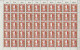 Chess/Schach BERLIN Complete Issue Sheet/Kompletter Ausgabebogen 05.10.1972 Mi No.435 Sheet/Bogen No. 2 - Ajedrez