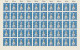 Chess/Schach BERLIN Complete Issue Sheet/Kompletter Ausgabebogen 05.10.1972 Mi No.438 Sheet/Bogen No. 1 - Schaken