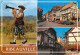68 Ribeauvillé Le Ménétriers Place De La Première Armée Maisons Alsaciennes Multivue  N°24 \MM5009 - Ribeauvillé