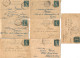 FRANCE ANNEE1907/1939 LOT DE 15 ENTIERS TYPE SEMEUSE CAMEE N° 140 CL2  TB DATE : 020;224;328;329;336;345;348 - Tarjetas Cartas