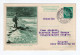 1938. KINGDOM OF YUGOSLAVIA,CROATIA,VINKOVCI TO BELGRADE,OGULIN,FISHERMEN,ILLUSTRATED STATIONERY CARD,USED - Postwaardestukken