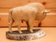 Art-antiquité_sculpture Bois_97_bison_Pologne - Madera