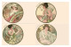 A.MUCHA SERIE DE 12 CARTES ART NOUVEAU LES MOIS DE L'ANNÉE  BELLE ANIMATION REIMPRESSION DE CARTES ANCIENNES 9X14 - Mucha, Alphonse