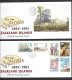 Falkland Islands 2001 Age Of Victoria Set Of 5 & Miniature Sheet On 2 Illustrated FDC Official Unaddressed - Falklandinseln