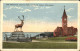 11690384 Milwaukee_Wisconsin Elk Monument Juneau Park NW Depot - Andere & Zonder Classificatie
