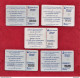 France- France Telecom- Collection Courants Artistiques. Cats N° 1, 2, 3, 7 & 8- Phone Cards With Chips Used By 50 & 120 - 2000