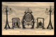 ARCHITECTURE - ART-NOUVEAU - EXPO INTERNATIONALE DE ROUBAIX 1911 - GARNITURES DE CHEMINEES PAR L'ECOLE D'ARMENTIERES - Andere & Zonder Classificatie