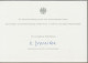 Bund: Minister Card - Ministerkarte Typ IV, Mi-Nr. 1104: " 150. Geburtstag Wilhelm Raabe "  X - Covers & Documents