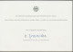 Bund: Minister Card - Ministerkarte Typ IV, Mi-Nr. 1117: " 20 Jahre Antarktis-Vertrag "  X - Lettres & Documents