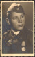 Child Kid Boy Yugoslavia Army Soldier   Uniform Portrait Old Photo 13x9cm # 40823 - Anonymous Persons