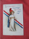 Vintage 4th Of July Postcard Patriotic Girl Ellen Clapsaddle Illustration Miss Columbia Lady Liberty   Ref 6404 - Patriottiche