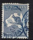 AUSTRALIA 1913 2.1/2d INDIGO  KANGAROO (DIE II) STAMP PERF.12 WMK 2  SG.4 VFU. - Oblitérés