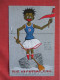 Black Americana  Embossed. The Yachting Girl.   Ref 6404 - Black Americana