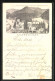 Vorläufer-Lithographie Allerheiligen, 1893, Ortsansicht Mit Ruine Und Grünanlagen  - Andere & Zonder Classificatie