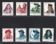 Portugal 1947 "Traditions" Condition MH OG Mundifil #677-684 - Unused Stamps