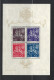 Portugal 1944 "Philatelic Exhibition" Condition MNH OG Mundifil #636-639 Minisheet - Unused Stamps